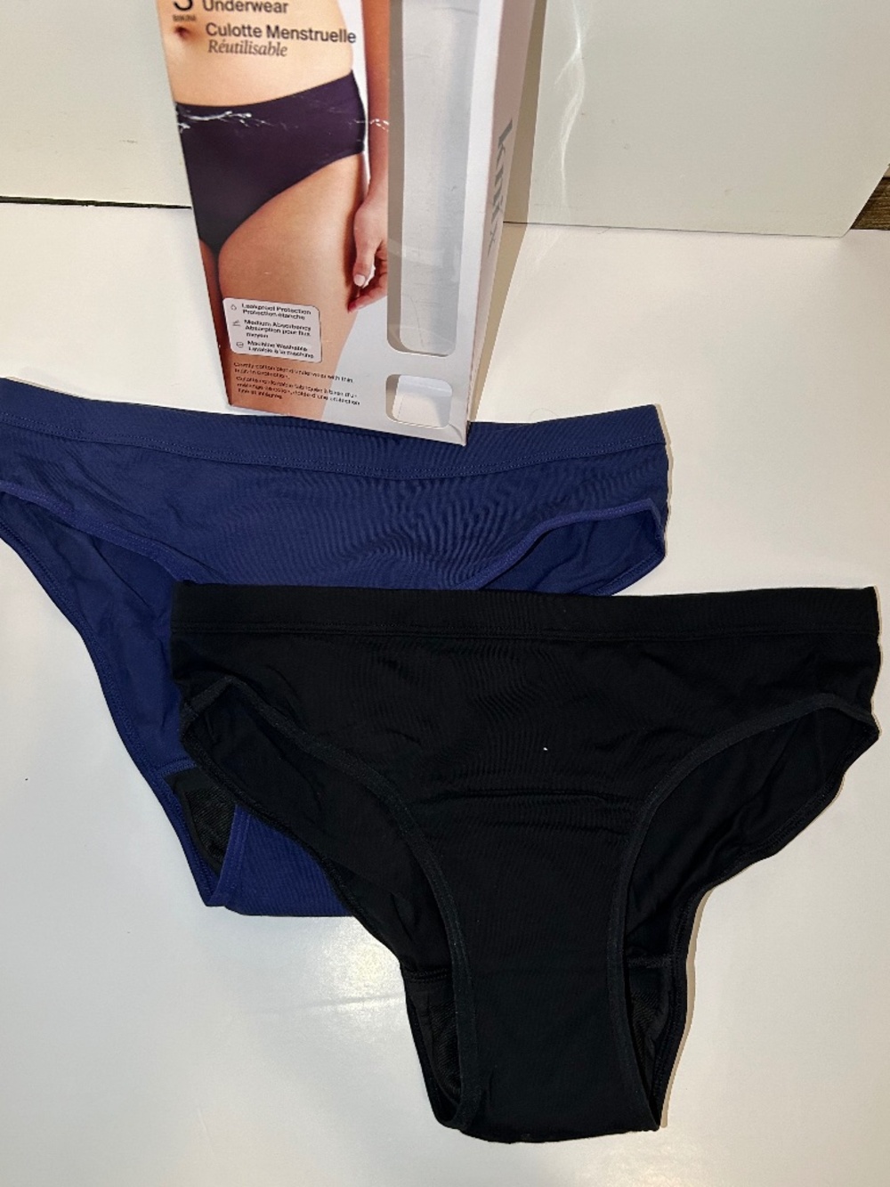NWT Knix 2 bikini Reusable Period Underwear Size S / 4-6